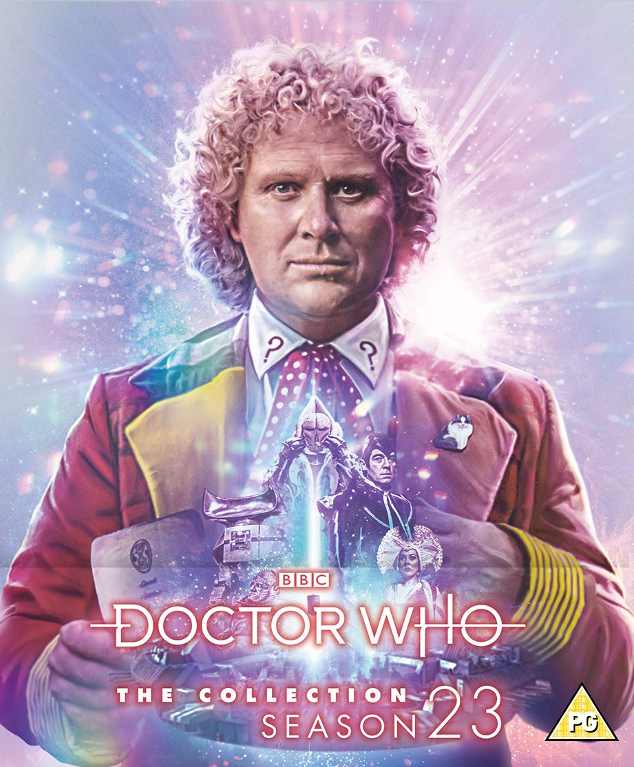 TARDISLibraryDW's tweet image. The Trial of a Time Lord is next for the deluxe Blu-ray treatment: #DoctorWho The Collection Season 23, due out in September timelash.com/tardis/edition…