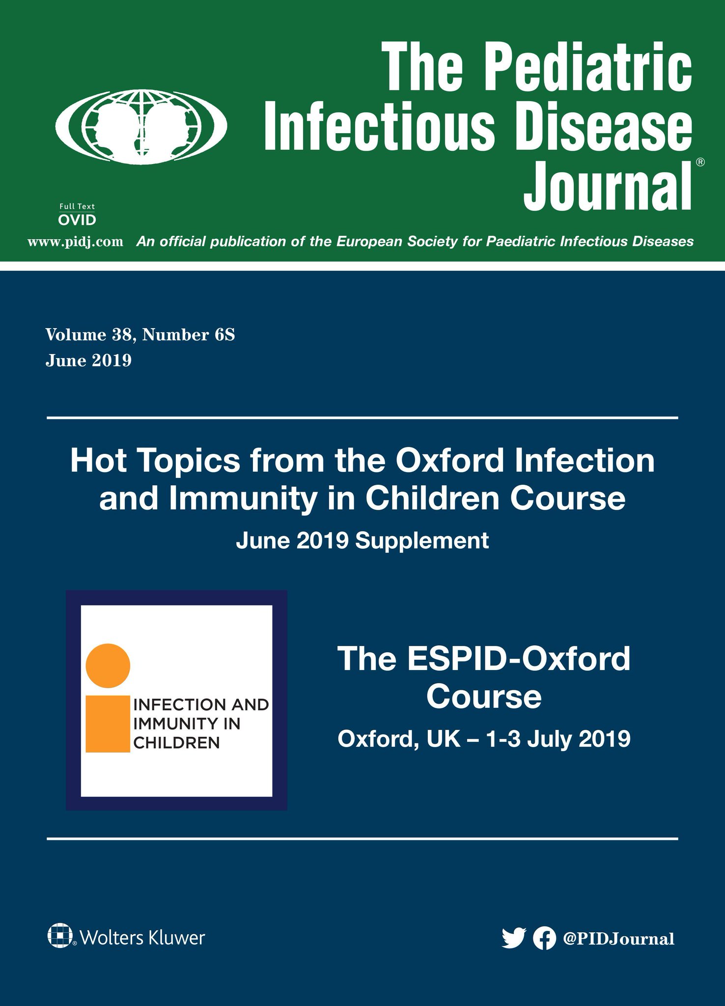 Ped Infect Diseases New Supplement Issue Hot Topics From The Oxford Infection And Immunity In Children Course Pidj Supplement Iicoxford T Co Dsfa0mxr91 T Co Iai2v1n3tv