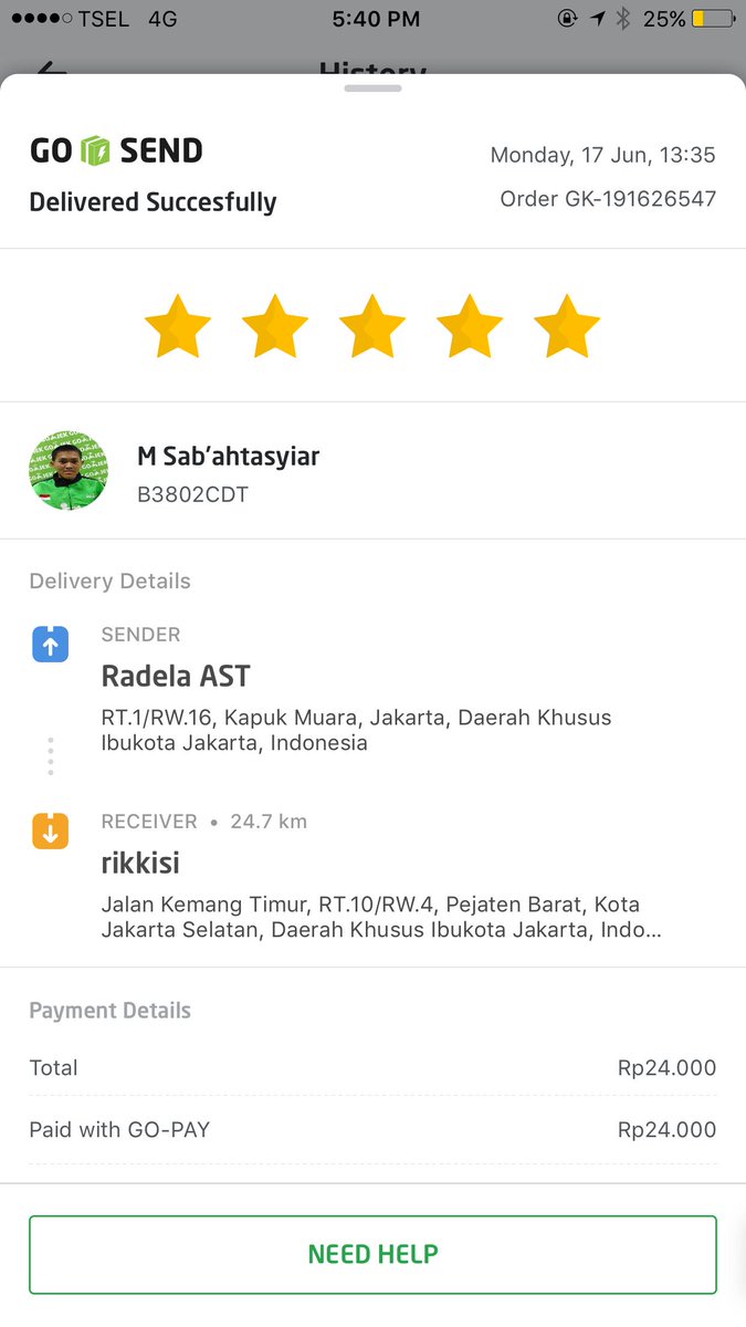 RIKKI M. SIMANJUNTAK (@rikkisi) on Twitter photo hai <a href="/gojekindonesia/">Gojek Indonesia</a> boleh ga diinfo untuk kontak gojek ini? kmrn kirm barang tp saya ga diinfo, mau nanya yg trima kemaren siapa karena ga ada konfirmasi. Thank you hai <a href="/gojekindonesia/">Gojek Indonesia</a> boleh ga diinfo untuk kontak gojek ini? kmrn kirm barang tp saya ga diinfo, mau nanya yg trima kemaren siapa karena ga ada konfirmasi. Thank you