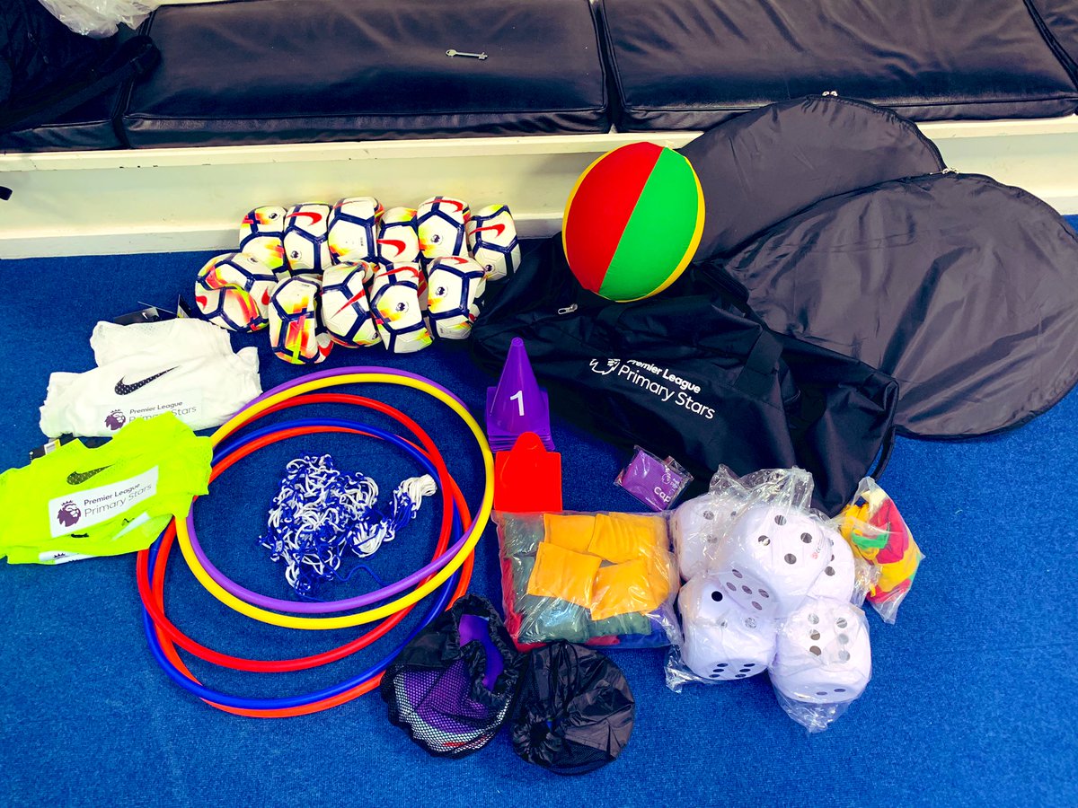 Claudia_Evolve's tweet photo. We are super excited to receive our #PLPrimaryStars equipment pack thanks to @PLCommunities and @FootballFoundtn https://t.co/RVmZRxMM8O
