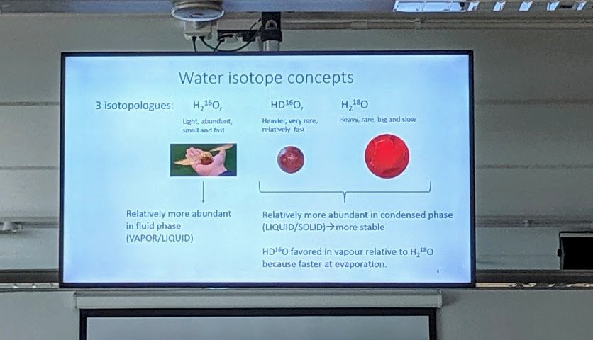 Water vapour isotopes as #quidditch balls!
Credit: A.Touzeau

#IGPworkshop