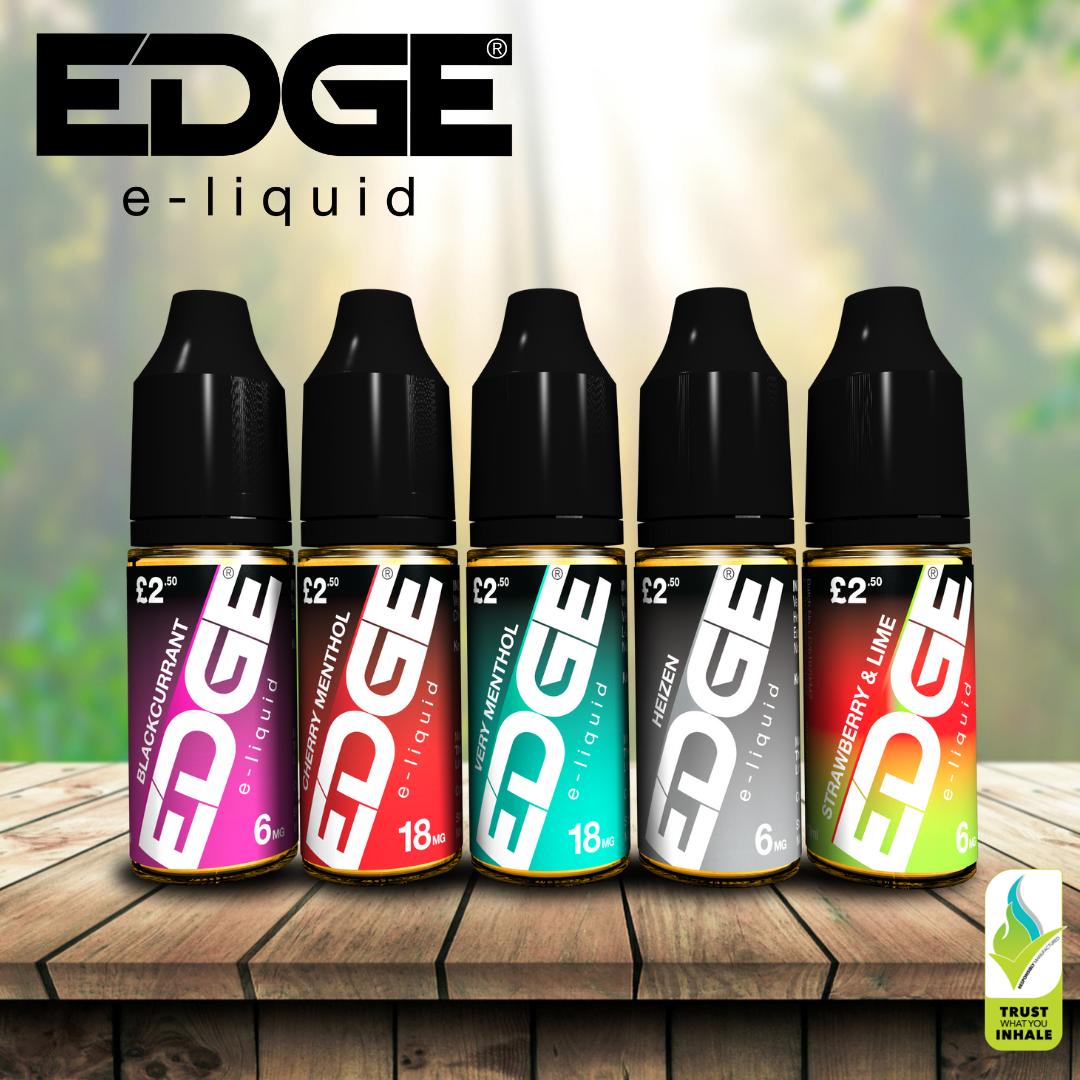 EDGE_vaping's tweet photo. Begin your vaping journey and start saving with EDGE E-liquids.
Shop your 5 flavourite flavours for only £10 at https://t.co/0Sj1Mlq5PA https://t.co/UY2qVZMnME
