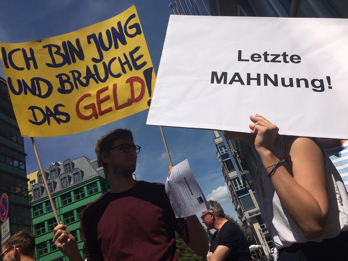 Letzte MAHNung! #dpawarnstreik #dpaprotest #dienstagfürdpa #tuesdayfordpa