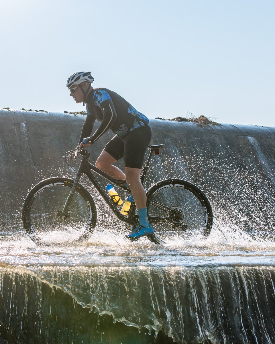 Are you busy with winter training?  #mtblife #wintertraining #watercrossing #rideyourbike #cycling