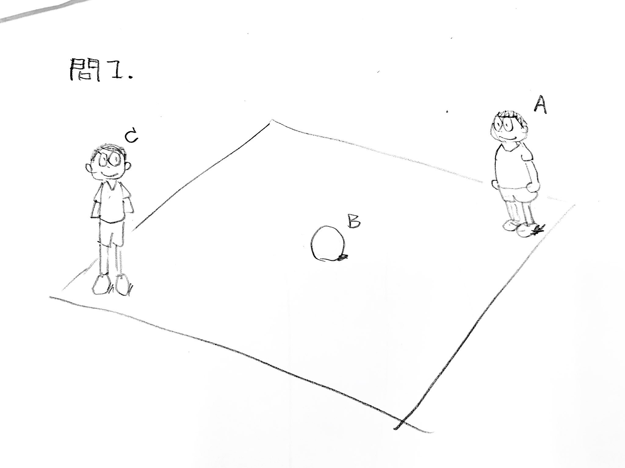 高橋敦史 Atsushi Takahashi アニメ演出練習問題1 Aがcに頼まれてボールbをcまで届ける Cはaにお礼を言う を絵コンテでピッタリ5カット使って表現せよ T Co Rnskozqhpu Twitter