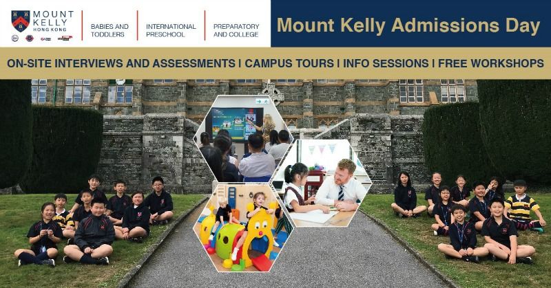 We still have a few spaces available for our Mount Kelly Admissions Day on Saturday, 22nd June. Please do register online:  bit.ly/mount-kelly-ad… or contact our Admissions Department on (852) 2157 9557 Email: admissions@mountkelly.edu.hk #hongkong #internationalschool