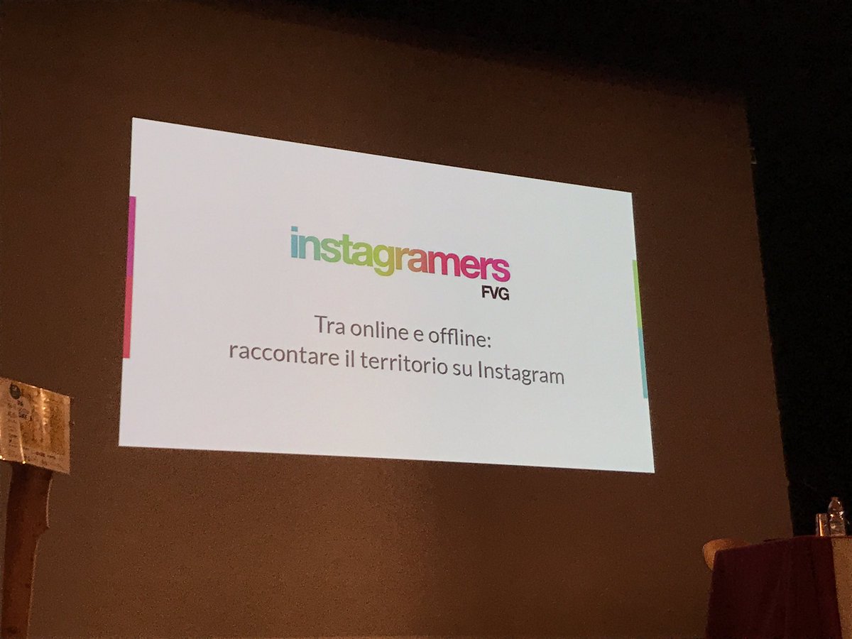 Emma Barreca <a href="/igersfvg/">Instagramers FVG</a>: i #social possono aprire un circolo virtuoso per il territorio. su #Instagram si cerca sempre più #autenticità e le foto della #community di cittadini che vivono in un luogo attirano via via più turisti e visitatori! #pasocial #virtuale #reale #grado