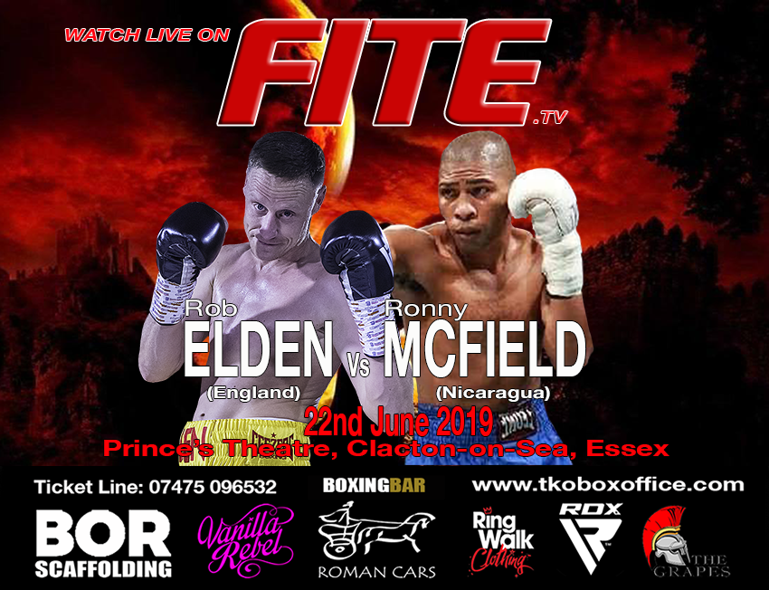 TKOBoxOffice's tweet photo. ROB ELDEN SET TO FACE TOUGH NICARAGUAN RONNIE MCFIELD THIS COMING SATURDAY – LIVE ON https://t.co/MmscaEGIrj  https://t.co/3rp5eoM8VP  @tommysweet_t @Nathan_Decastro @TClaxican @DeanPorter99 @PrincesTheatre @FiteTV @RDXSports @JKnightRDX @RomanCars @BIBABoxing @ITVSport #boxing https://t.co/0Kons2WUej