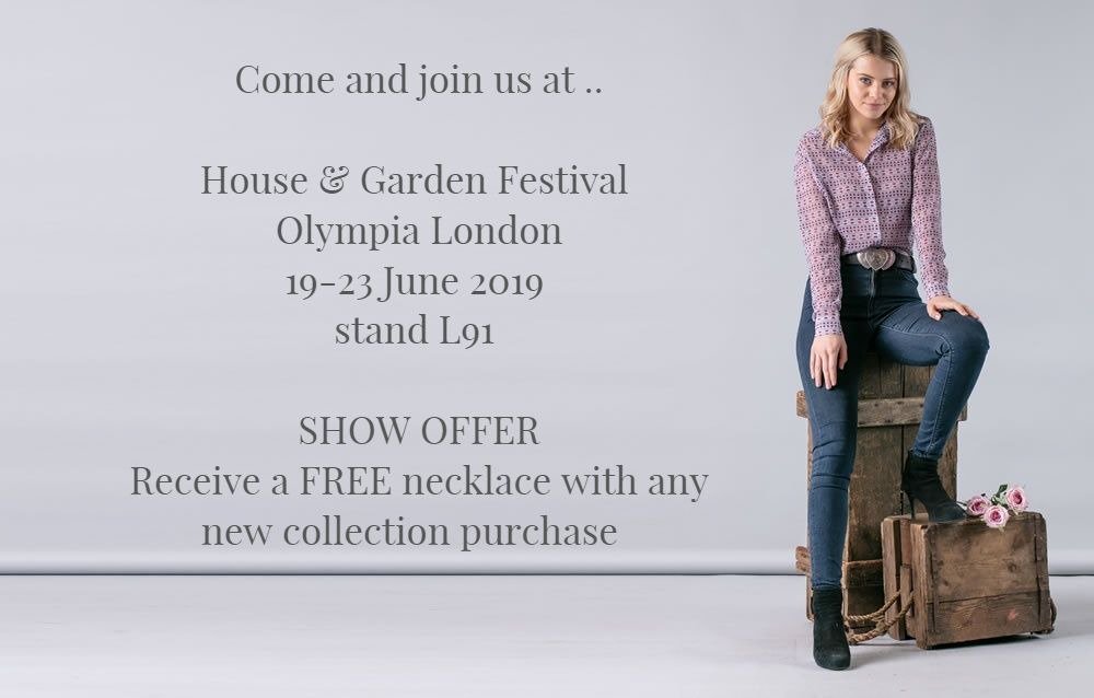 SallyLeahJ's tweet image. We have some gorgeous new pieces on show a @HandGFestival , come and find us at stand L91 and pick up a FREE necklace with any new collection purchase! #houseandgardenfestival #HandGFestival #showoffer #offer #fashion #newcollection #summer