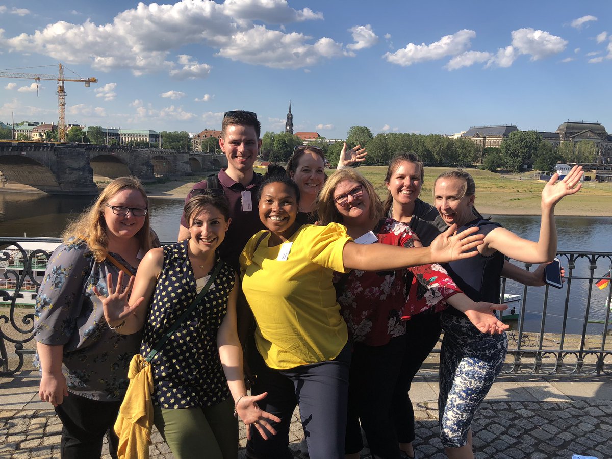 keisacrawley's tweet photo. #CMS representing in #Dresden with the Atlantik-Brücke. Collaborating &amp; exploring global citizenship to better serve our students. #wearecms @CharMeckSchools #asktoby @ClaytWilcox1 @stephkkelly @diamondrebs https://t.co/hCmbXFXWJU