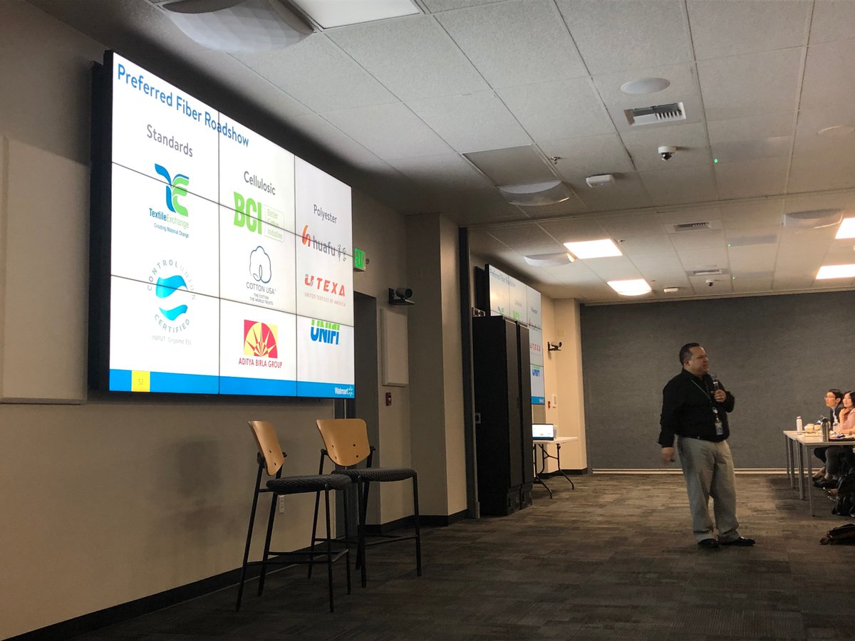 ControlUnionNA's tweet photo. Control Union was honored to present and participate in @Walmart 's GMCB on sustainable textiles last month in Bentonville, AR.
#ControlUnionSustainability #ControlUnionNorthAmerica https://t.co/ABFYsz2WbJ