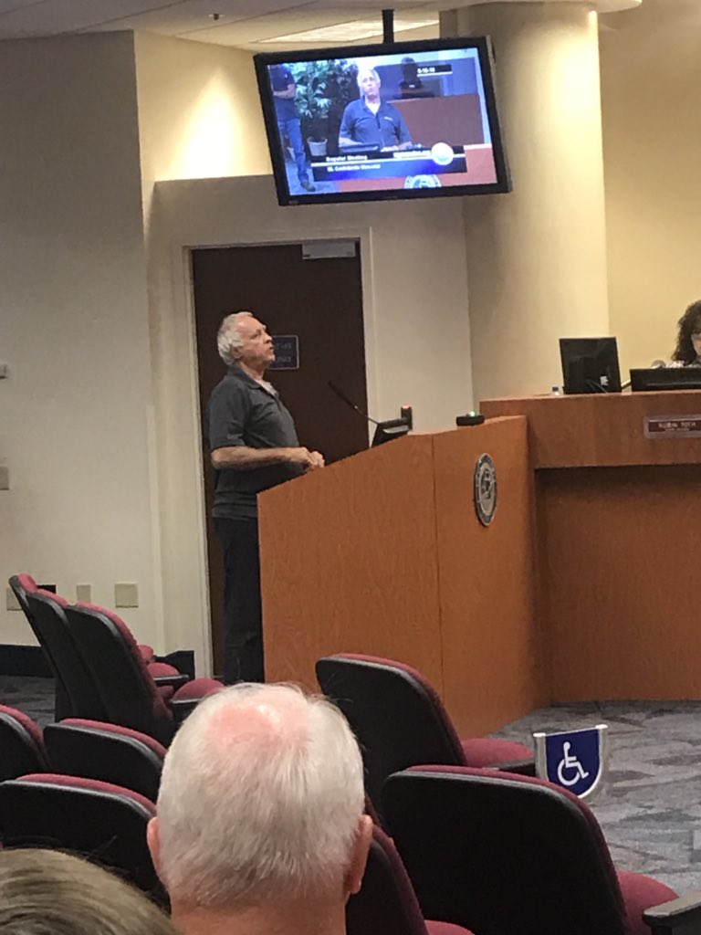 MarlaSpenceABC7's tweet photo. Locals say commissioners should leave it to the voters and let them decide where the monument should go. https://t.co/xgOlf2ev0I