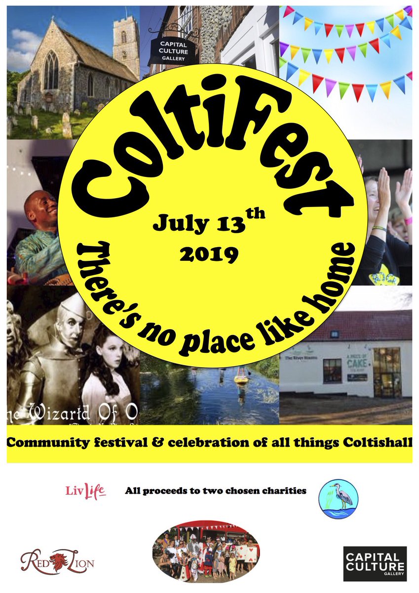 Mini #festival planned for #Coltishall this summer - save the date and order the sunshine! #villagefete #livemusic #charityfundraiser #wizardofoz themed #paddleboard #yoga #childrensactivities #nwt