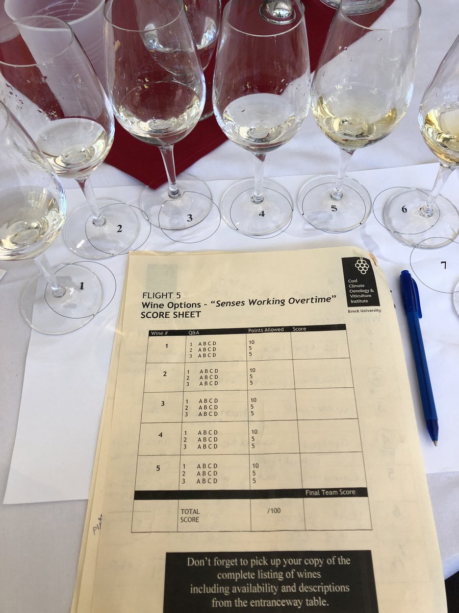 DecantedGlass's tweet photo. Game time in the wine industry. @CCOVIBrockU #ExpertsTasting #VQAPromoter https://t.co/9DSYSJFllc