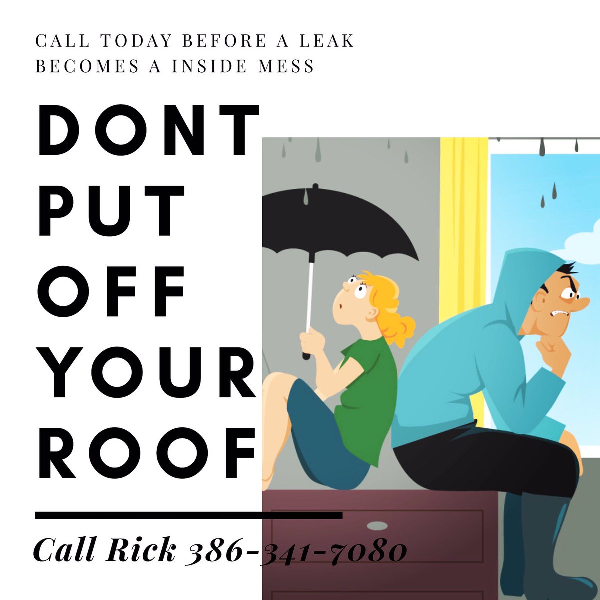 onduvillaroof's tweet image. Call to get a free roof inspection before this happens 🌧🌧 call rick today 386-341-7080 
#realtors #roofproblems #hurricaneresistant #realtorsflorida #onduvillausa #onduvillaflorida #onduvilla #newroofs #roofinspection #roofingcompany #roofingflorida
