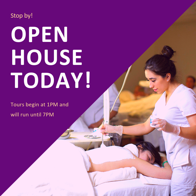 CHindsInstitute's tweet photo. We're looking forward to meeting everyone at our Open House today🤩. Tours begin at 1PM and will run until 7PM. 

#startyourdreamcareer #futureestheticians #passion #dowhatyoulove #lovewhatyoudo #aspire #achieve #catherinehinds https://t.co/ym7Q2QogrA