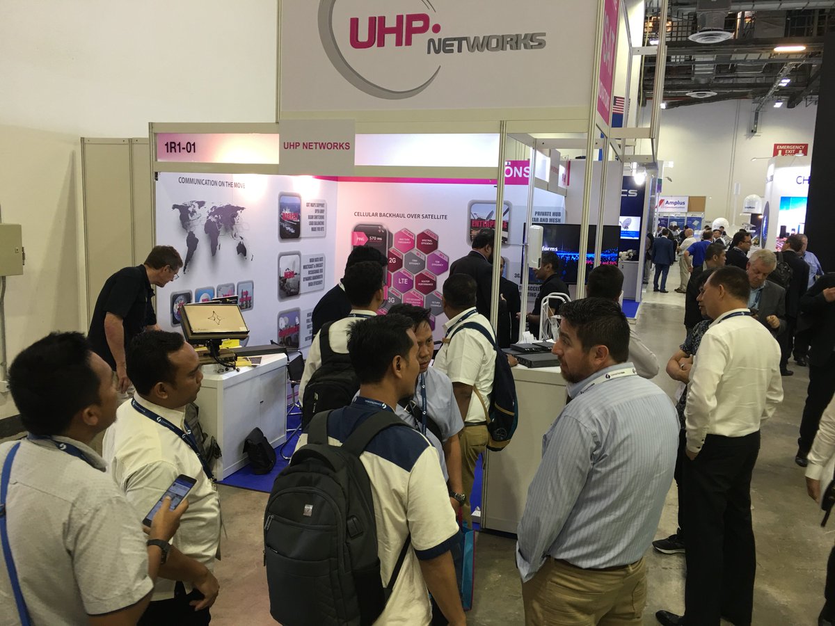 UHP Networks’ Booth 1R1-01 was a center of activity on Day 1 of CommunicAsia 2019 in Singapore. Meet with the team and discover the latest breakthroughs in VSAT technology! #CommunicAsia