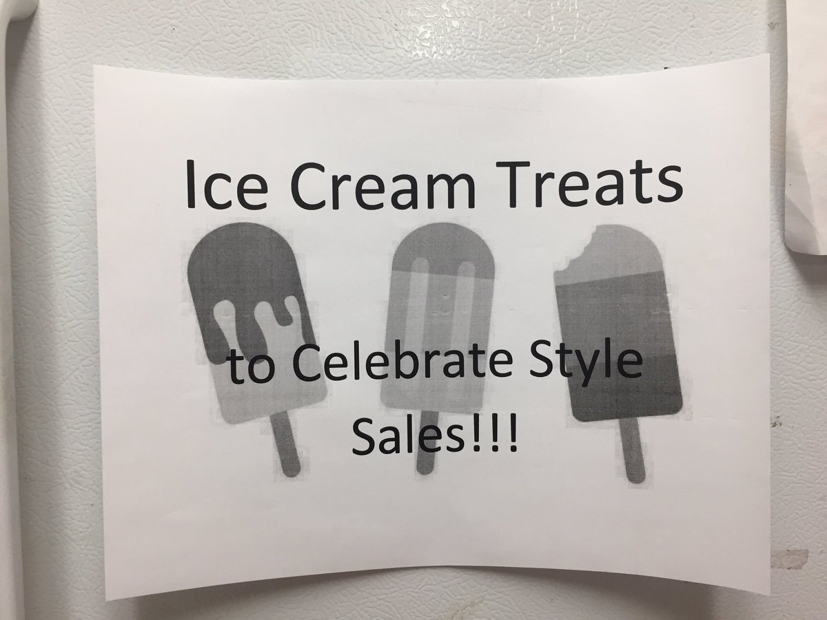 Only 3 more days until it’s officially Summer! We are celebrating Style sales today with some ice cream treats
☀️ 🍦🍨☀️ #BurlingtonTarget #StyleTeam #T0696 #SweetTreats #IceCream #Popsicles #PNW #HR #HumanResources #FeedTheTeam