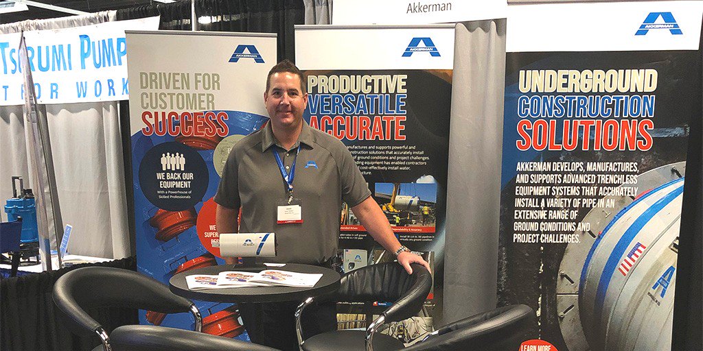 AkkermanInc's tweet photo. It's Day 2 at #RETC2019 in Chicago and #TunnelingTuesday! See us in Booth 604 to learn more about our #UndergroundConstruction innovations!
@WeBuildBeneath
#GuidedBoring #Microtunneling #TunnelBoringMachine #Sliplining https://t.co/3c2TAEI4lN