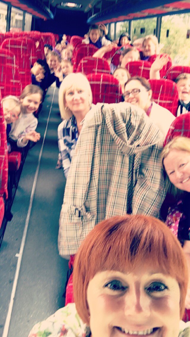 YsgolPenRhos's tweet photo. After a fabulous time at @wickedly_welsh we are en route home. Complete with chocolatey mouths 🍫😂 #cornerstones #scrumdiddlyumtious https://t.co/6JHFkym98L