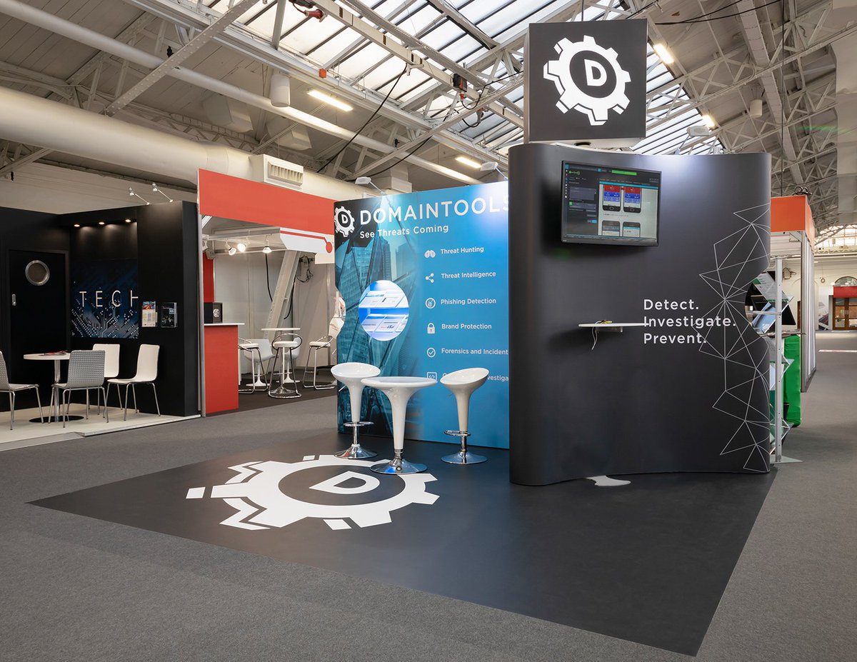 Quadrant2Design's tweet photo. Security! Drag me away from these #standdesigns! I cannot keep my eyes off them! 😍😱
We built these three total stunners @Infosecurity earlier this month!
#infosec19 #exhibitionstands https://t.co/6rcPDw0DuN
