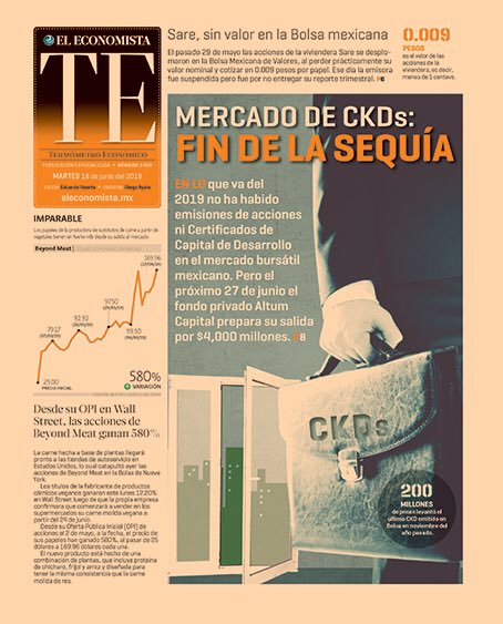 #EnPortada A cuentagotas, emisiones de capitales en Bolsa >> bit.ly/2x6V1Ex