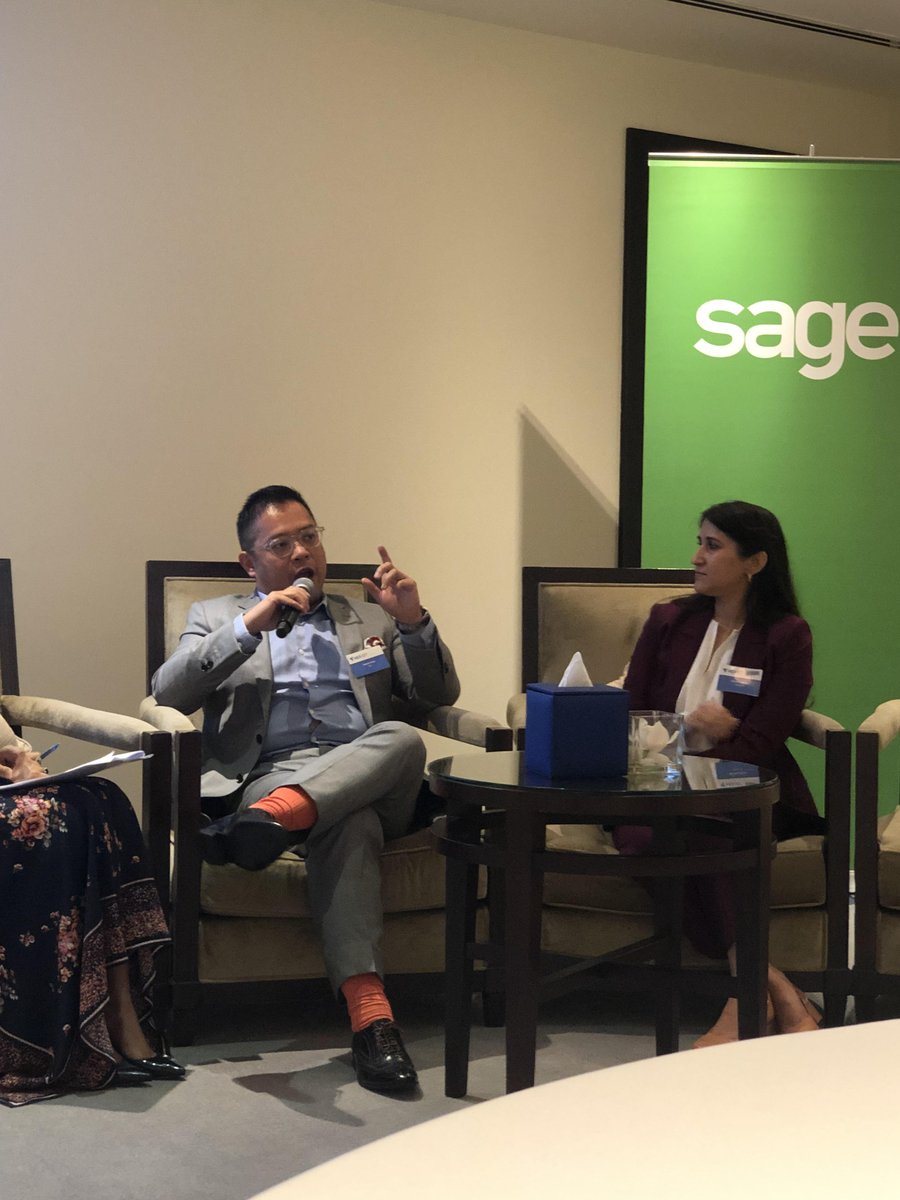PwC_Middle_East's tweet photo. .@Clem_pwc "People are vital assets to a business. The #CFO needs to play a role in engaging the team to understand they are not going to be replaced but rather utilised in another way." #DigitalTransformation @SageMiddleEast @MEABusinessG #DigitalTrust https://t.co/jYUNUmY4nJ