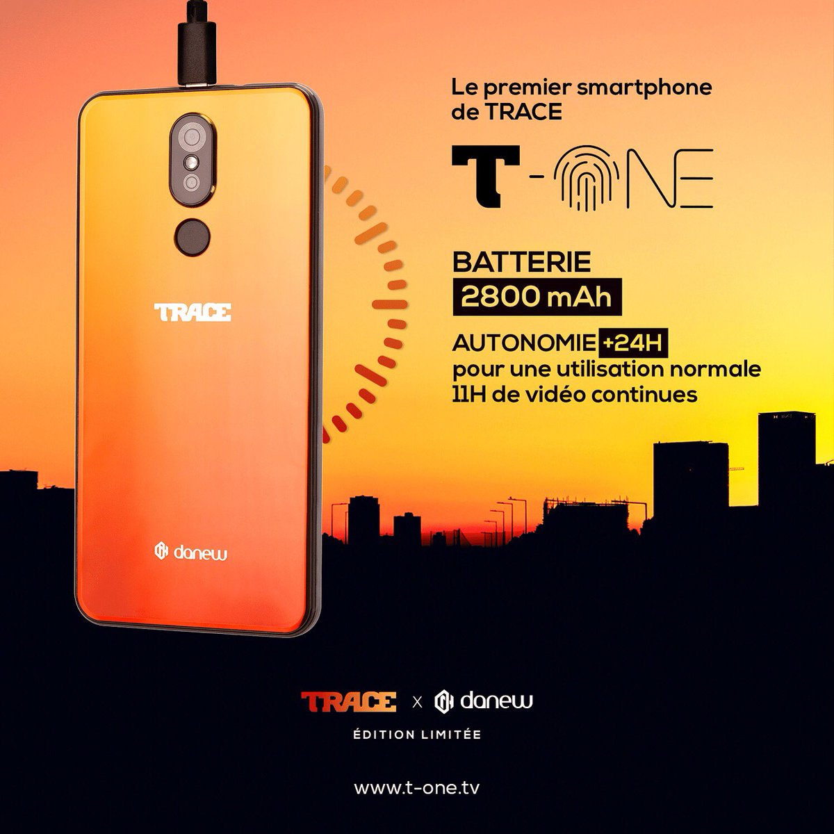 danew_mobile's tweet photo. Une autonomie à toutes épreuves ! 🔋 
Plus de 10 heures d’autonomie en streaming vidéo ! #Smartphone #Android 🧡 https://t.co/91DY5W7QPi