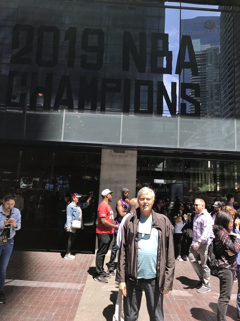 All my nagging has worked! My parents took the Go Train into the city to watch the raptors parade yesterday and left the car in the suburbs. #proudson