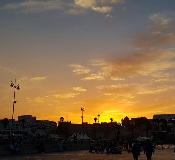 Sunset 🌇 in Rabat, Morocco 🇲🇦 ☺️