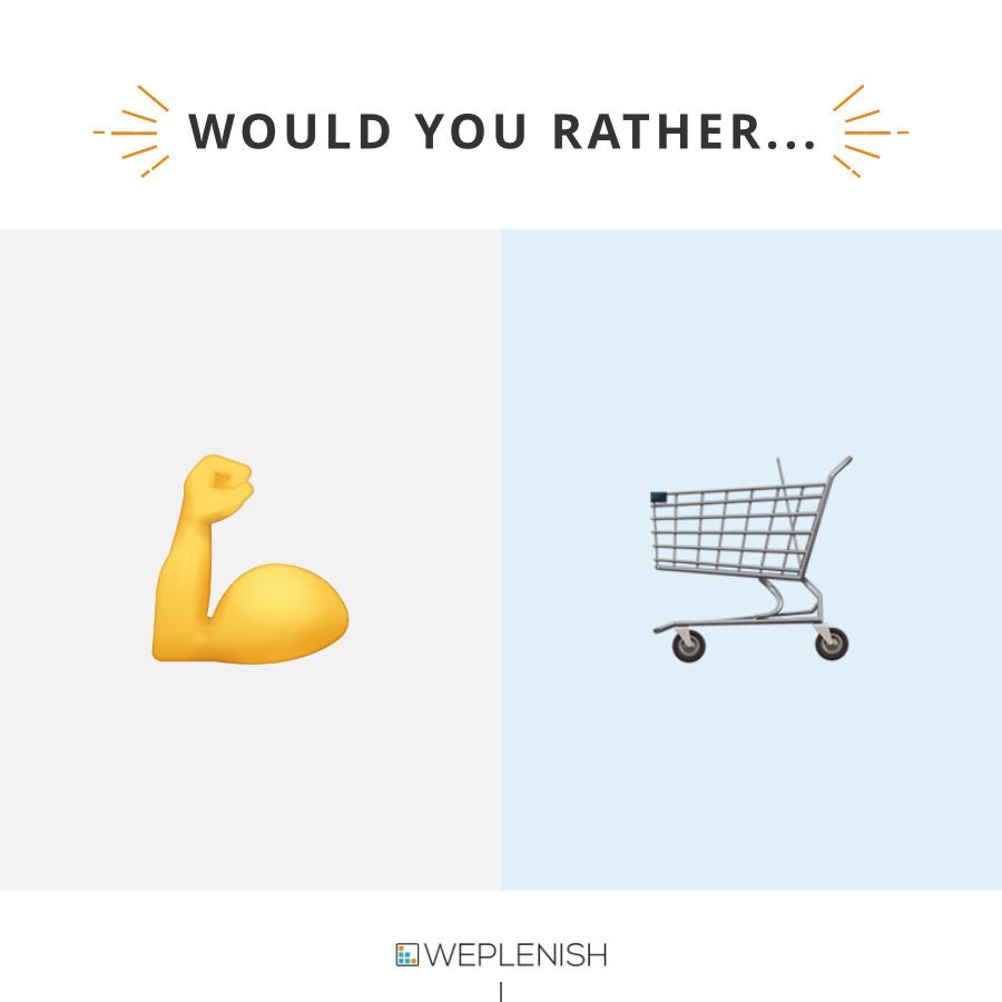 WPlenish's tweet photo. Would you rather hit the gym and get in a killer workout OR make a last minute trip to the grocery store because you're out of coffee again.
There's also a third option. Get a WePlenish Java and that last part won't EVER happen again. #neverrunout #coffee
https://t.co/XOk1ARzFmo https://t.co/qlIeQTvLV7
