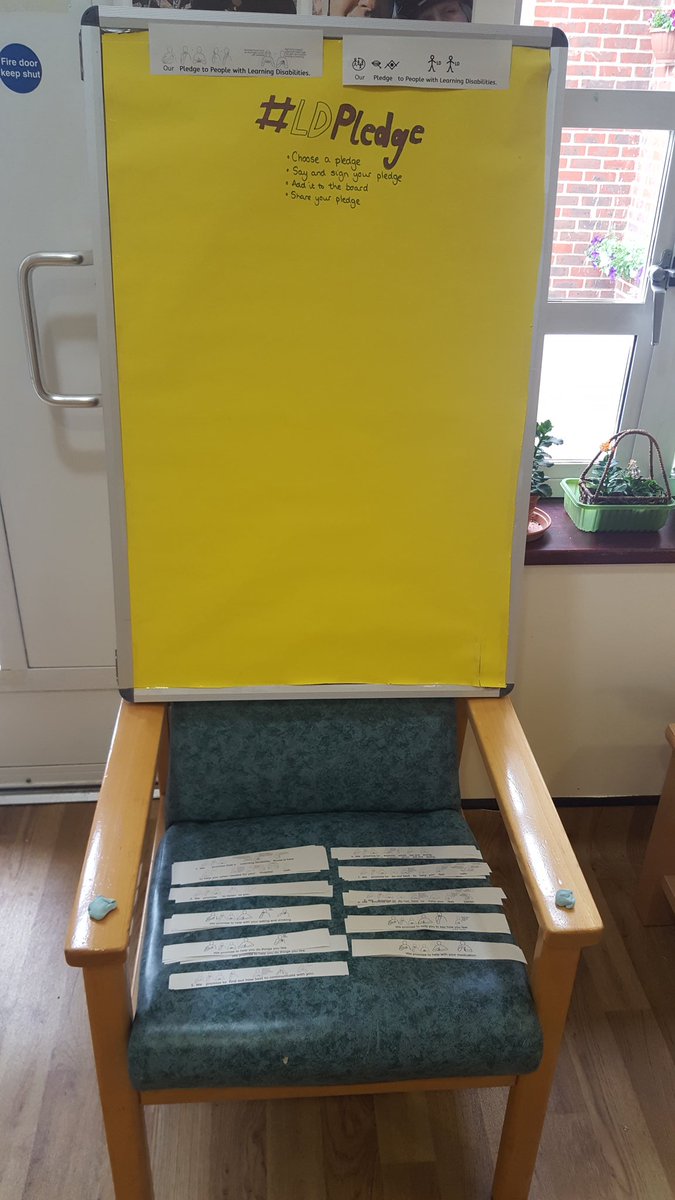 LauraBoutarfa's tweet image. Encouraging staff on SRS to make their #LDPledge for #LDWeek2019 in Makaton #HereIAm