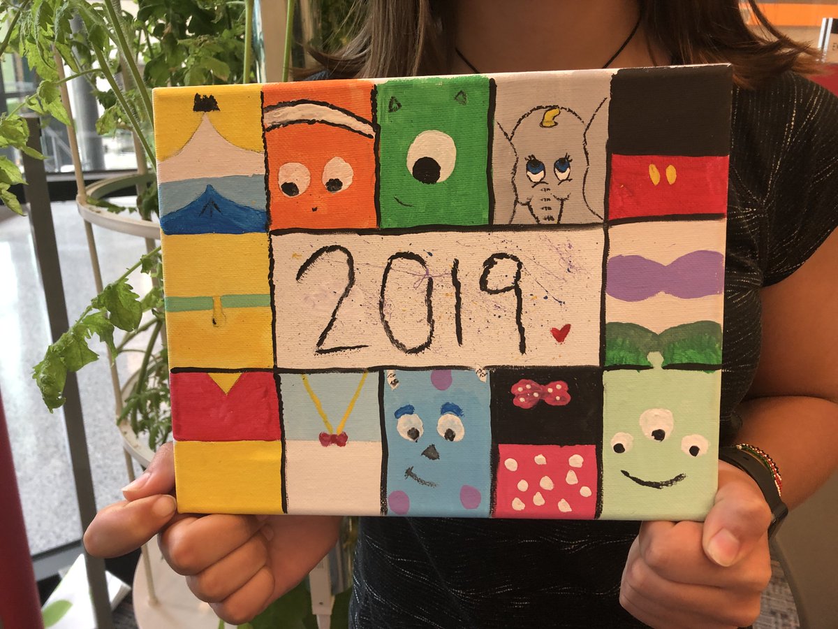 SHSMediaCenter's tweet photo. Natalie is one of our top "makers" and knows Mrs. Battle well! She painted me this Disney picture that I love!
#WeAreStrongsville #scsmakers #smsmakers #SCStrongTogether @VTurner8 https://t.co/CJ3VHPzABT