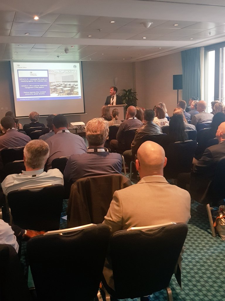 GovNewsDirect's tweet photo. @GovNewsDirect would like to thank James Merrick- Potter, Head of Robotic Automation @cabinetofficeuk for sharing his views on innovation and automation & how it has transformed the public sector. Thank you for your insights!
#GovNewsDirect #RestoreDigital #AI https://t.co/YvVYjhnyuq