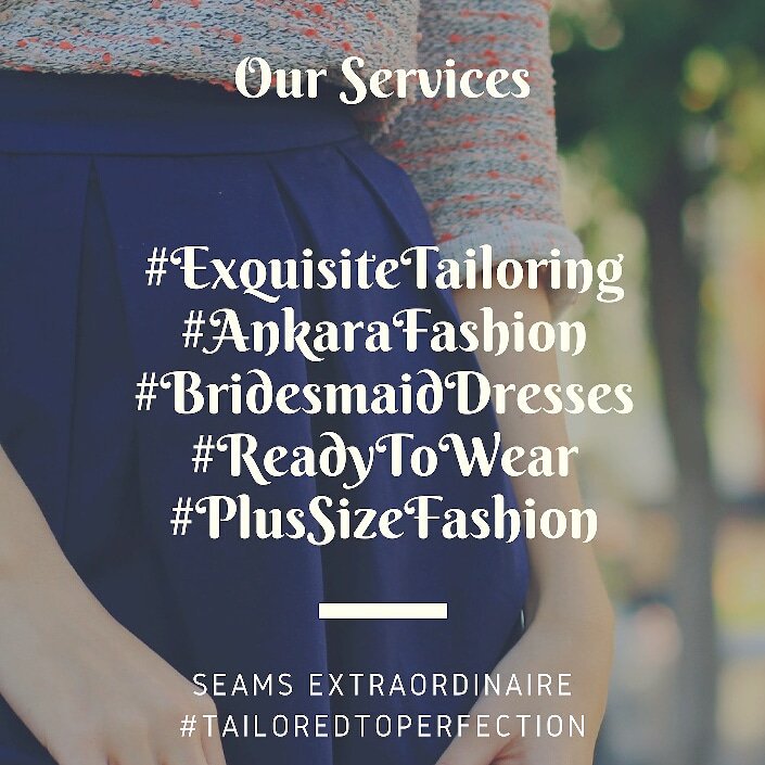 SeamsExtra's tweet photo. @iSlimfit Hello, my name Lulu, we are Seams Extraordinaire, Call us or send a dm for your #ExquisiteTailoring, #Ankarafashion #BridesmaidDresses #ReadyToWear #PlussizeFashion
Location : Kubwa, Abuja
#GrowMyHustleWithWale https://t.co/yZYmGUfHXw