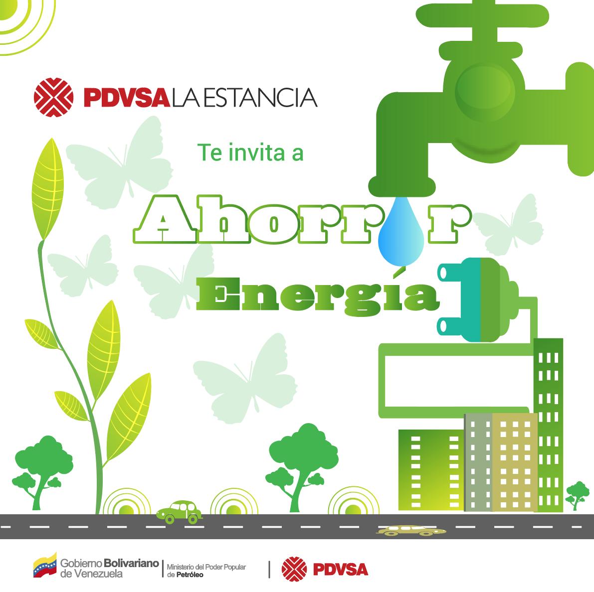 PDVSALaEstancia's tweet photo. @PDVSALaEstancia te recuerda hacer Uso Consciente y Eficiente de la Energía Eléctrica, tanto en nuestros hogares, como sitios de trabajo.#UsoRacionalDeEnergía #PAE2019 https://t.co/T0BDUIx1UU