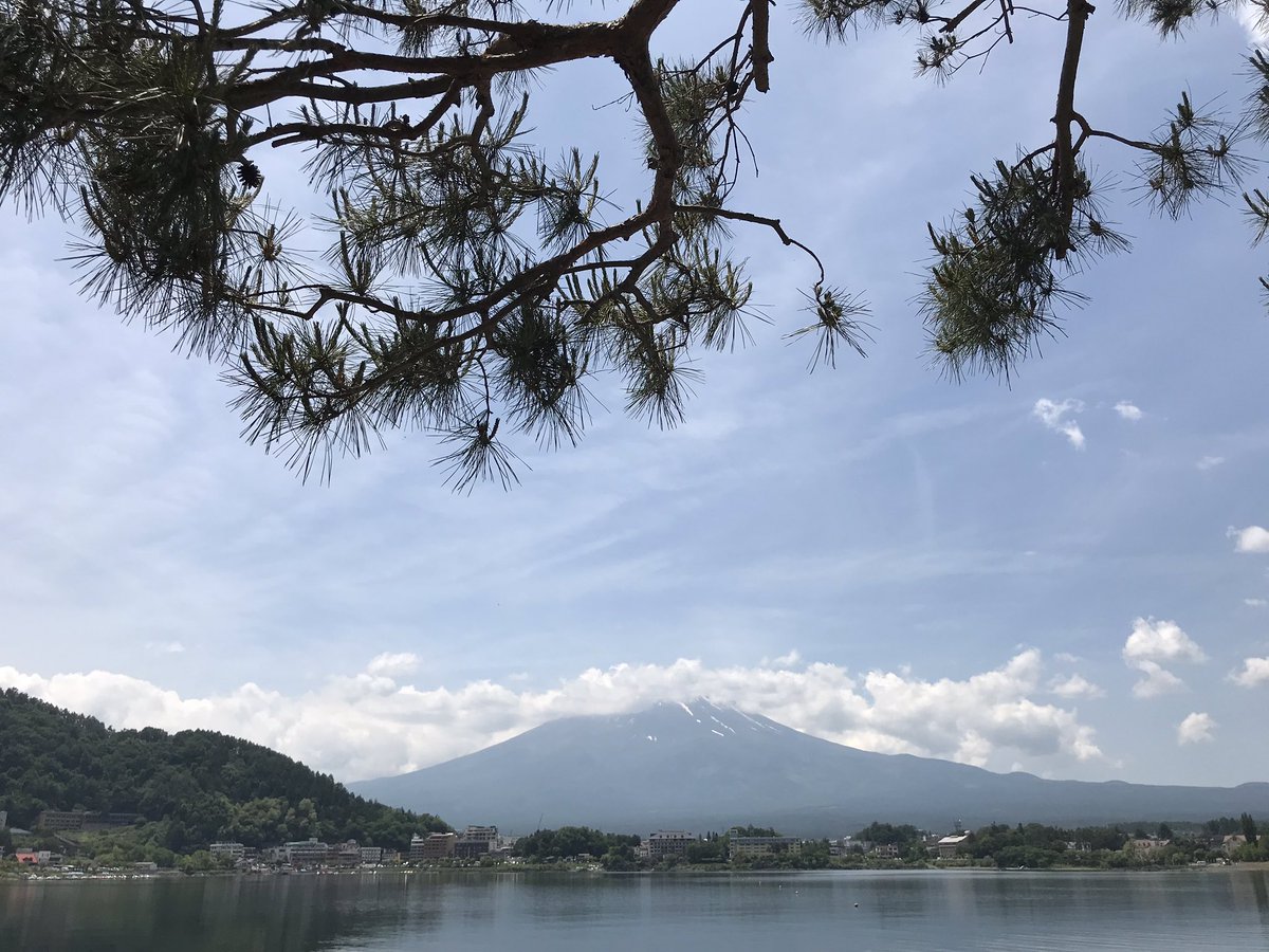 lucyempson's tweet image. Beautiful Mount Fuji and really a Room with a View #cloudpruning #mountfuji #roomwithaview