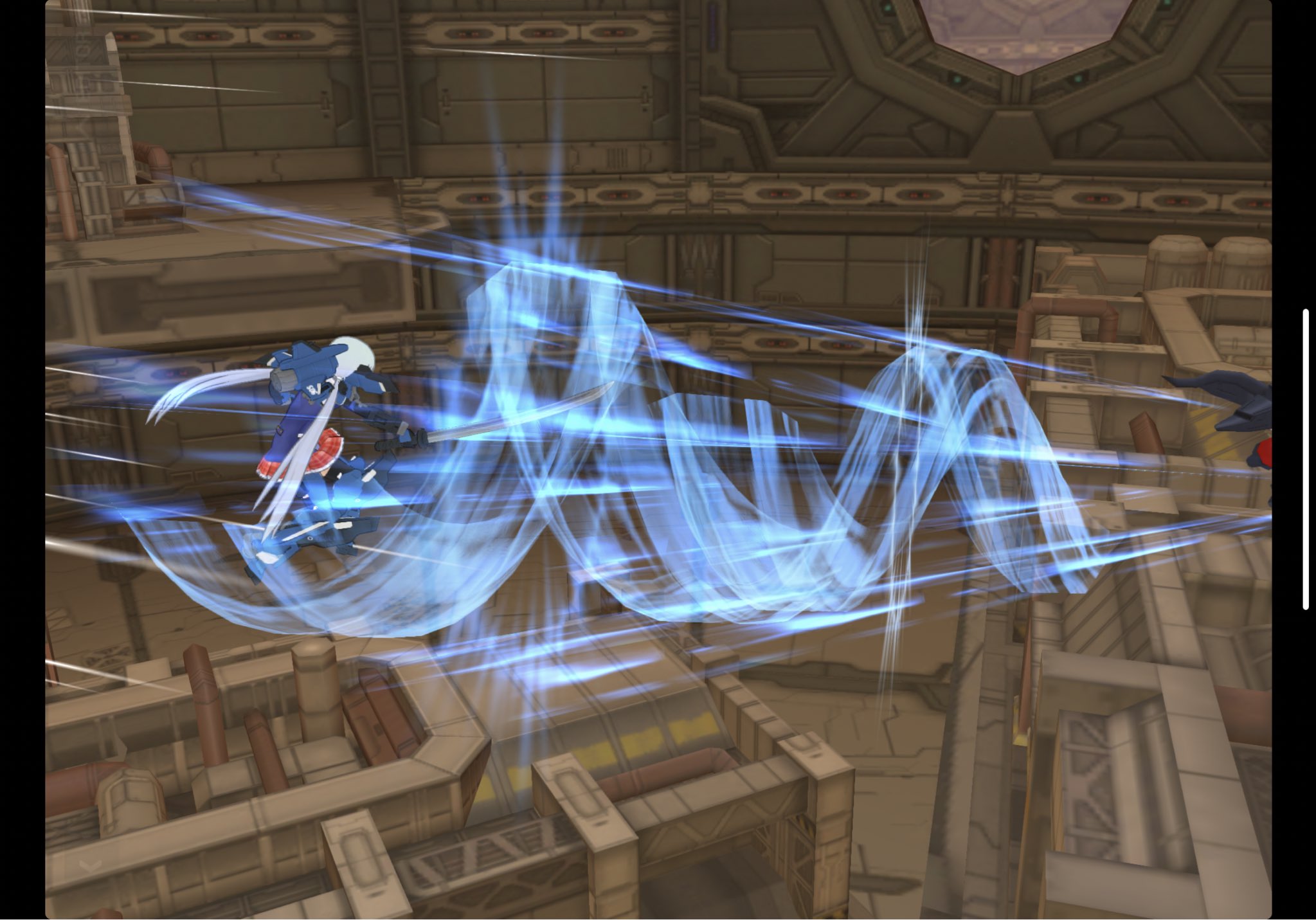 月闇のくじら ただの突撃エフェクトじゃなくて竜巻になってたんすね 螺旋状の剣圧を撃ち出す鋭い突き やっぱりブラッディースクライドじゃないっすか アリスギア ｆａガール ヒュンケル好きだった T Co Opw2knxs3u Twitter