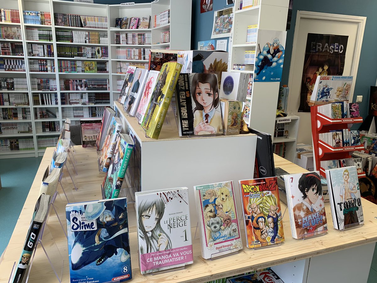 Tanukie86's tweet photo. Un bon paquet de nouveauté sont arrivé en boutique !
Des agendas, des mangas attendu (Promised Neverland T8), du manga FR (Tinta run, Flare Zéro, Neogicia), du Shojo (Check me up) et j’en passe !
A découvrir au plus vite ! https://t.co/2mi6EHYjki