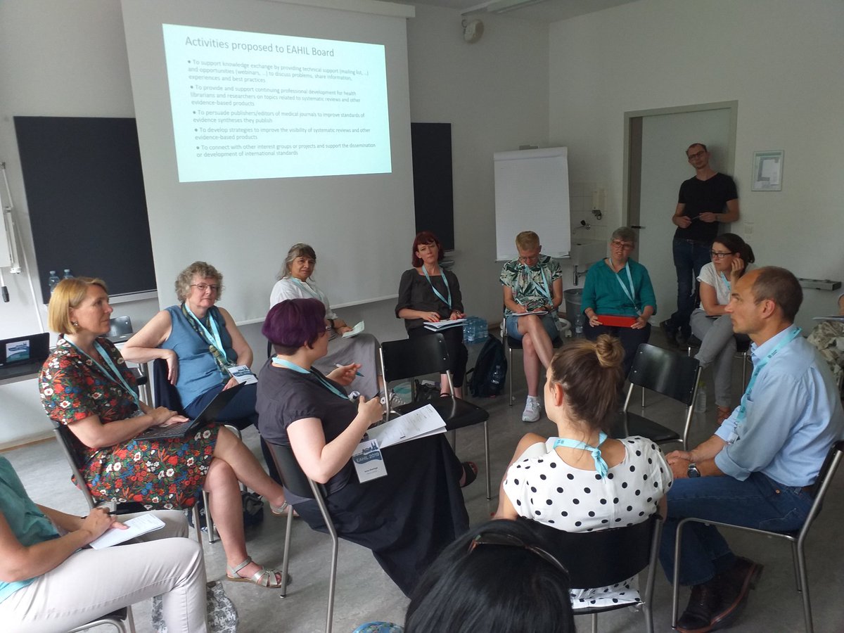 Some of the issues raised during the session: quality of searching,  quality of reporting, authors' rewarding,  publishers... #eahil2019