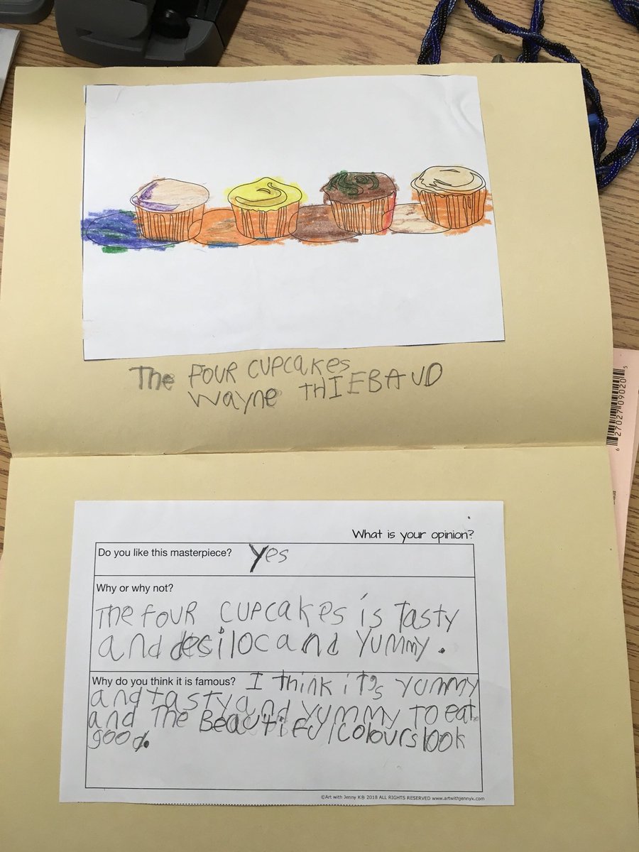Teach2Stanley's tweet photo. Let’s learn about famous masterpieces. Let’s talk about why we think they’re famous. Let’s use colouring pages, crayons and pencil crayons. Let’s BLOW MY MIND ! https://t.co/qzBJbwc5R8