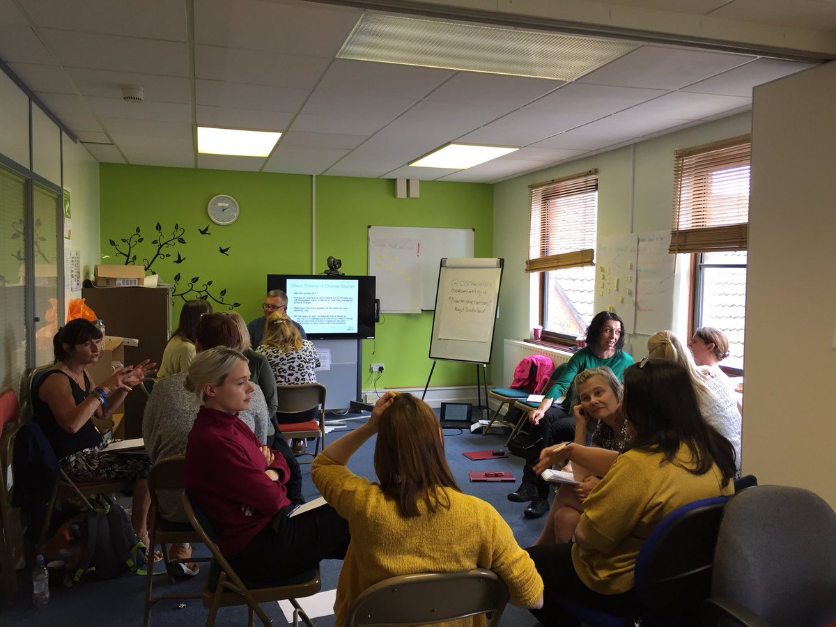 CSSObarnardos's tweet photo. Day 2 CSSO training. Teams hard at work #childdirected @em030130 @RachelMckernan4 @amandaearps @DunwoodyJune https://t.co/gmtf4b0cSz