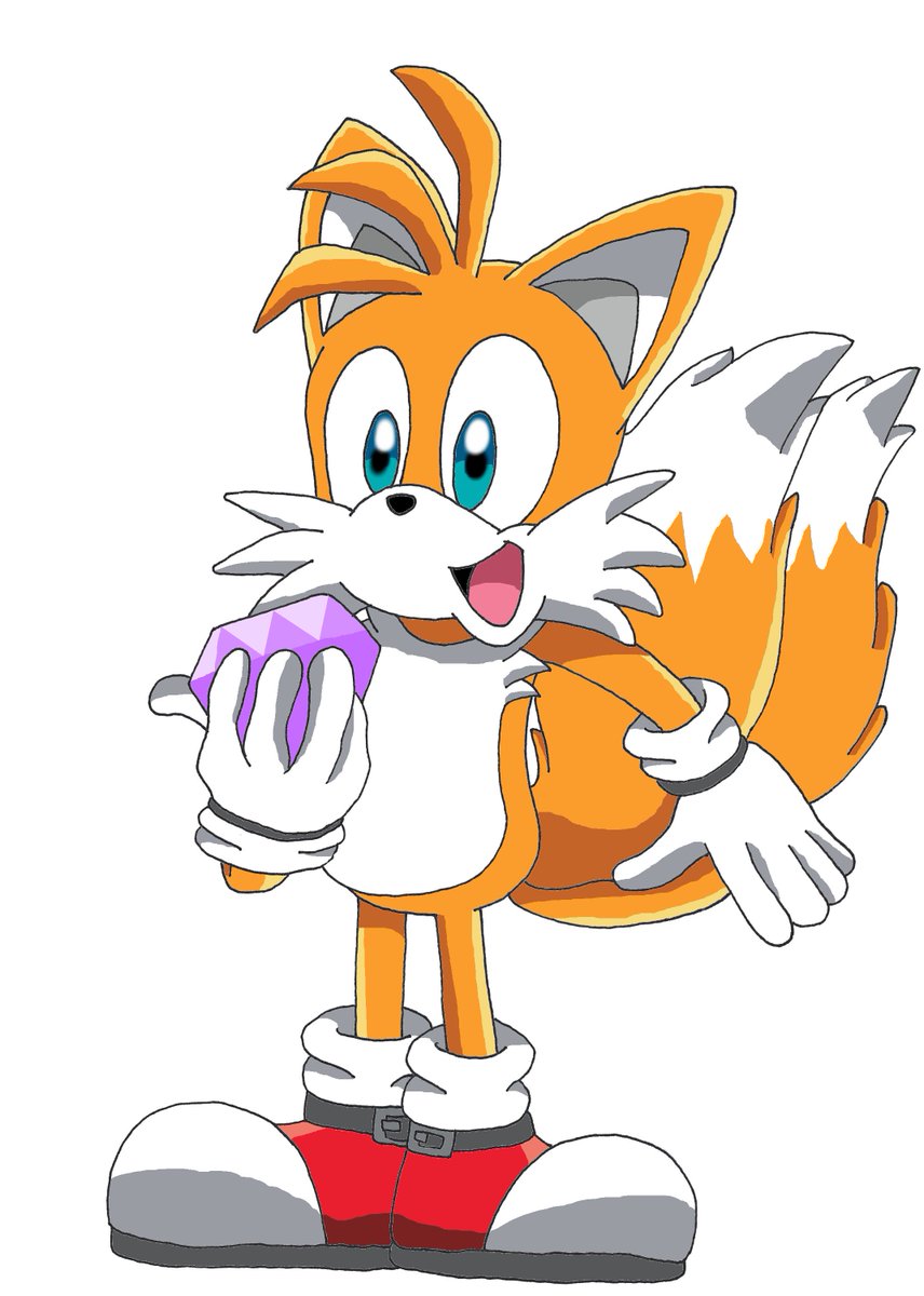 おれん レベル26 キツネ君 もといテイルス ソニックキャラ描くの久しぶりすぎて 可愛く描けなかったからリベンジしたい
