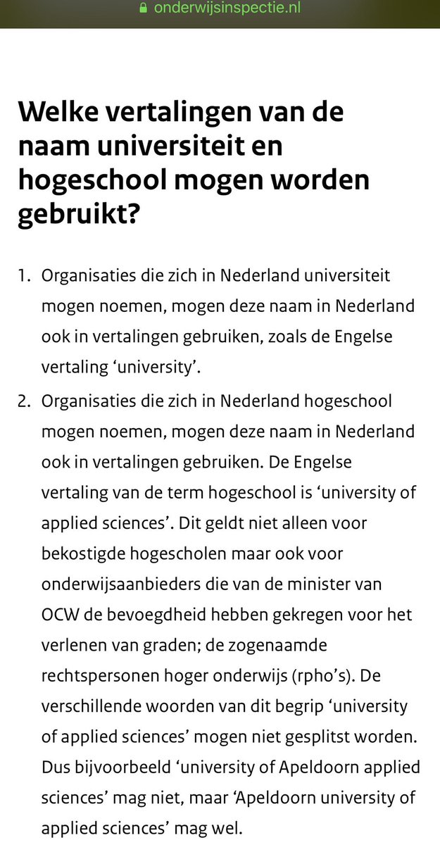 fengmaggie's tweet photo. #Apeldoorn You have a university of applied sciences. Please start to feel it. #Almost10Years since we moved here. Even ministry is using us as example “Dus bijvoorbeeld ‘university of Apeldoorn applied sciences’ mag niet, maar ‘Apeldoorn university of applied sciences’ mag wel.” https://t.co/13xcGNmD1h