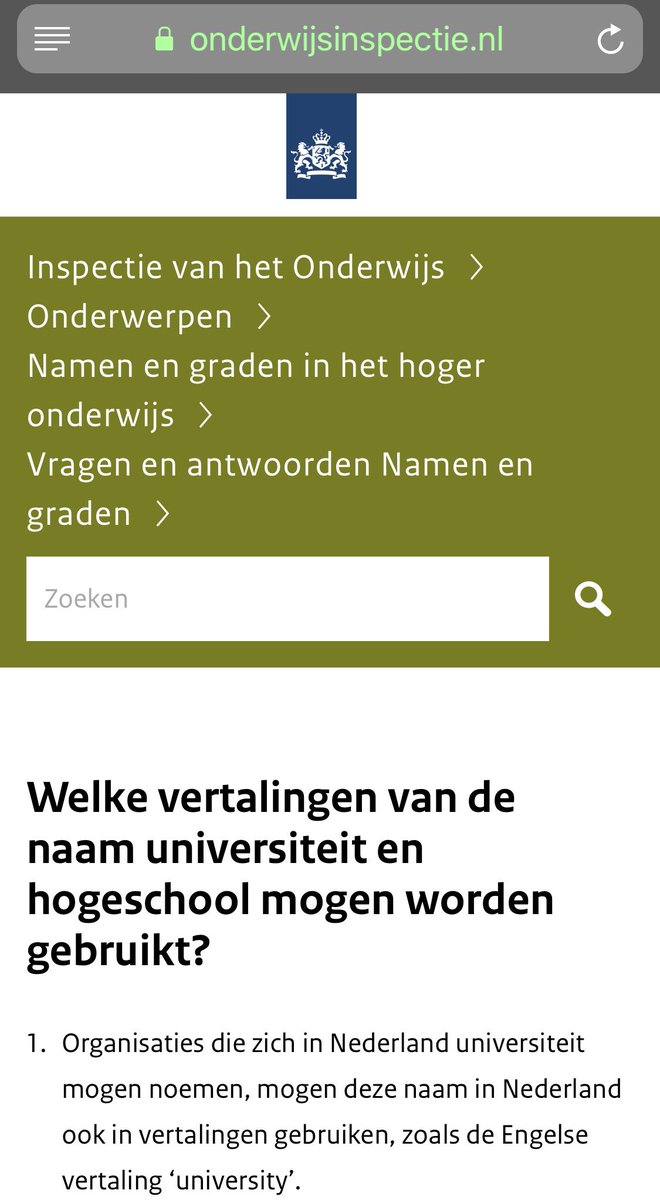 fengmaggie's tweet photo. #Apeldoorn You have a university of applied sciences. Please start to feel it. #Almost10Years since we moved here. Even ministry is using us as example “Dus bijvoorbeeld ‘university of Apeldoorn applied sciences’ mag niet, maar ‘Apeldoorn university of applied sciences’ mag wel.” https://t.co/13xcGNmD1h