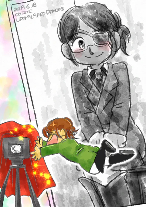 #ハンジ版お絵描き60分1本勝負

『写真』
  2019・6・18  21:00~21:55 