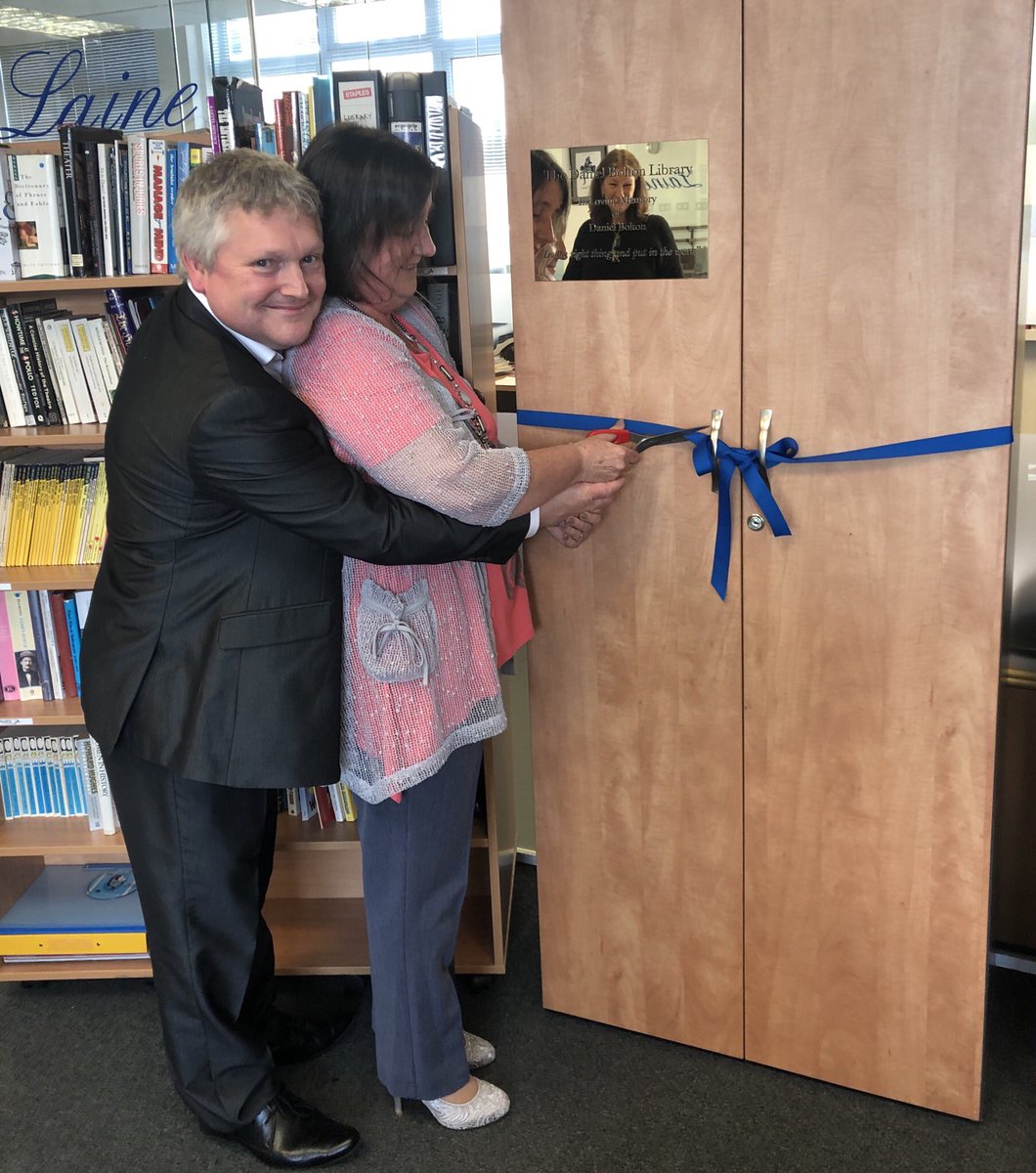 A touching moment for us all at LTA, welcoming back Mr &amp;Mrs Bolton to open the Daniel Bolton Music Library. 💖