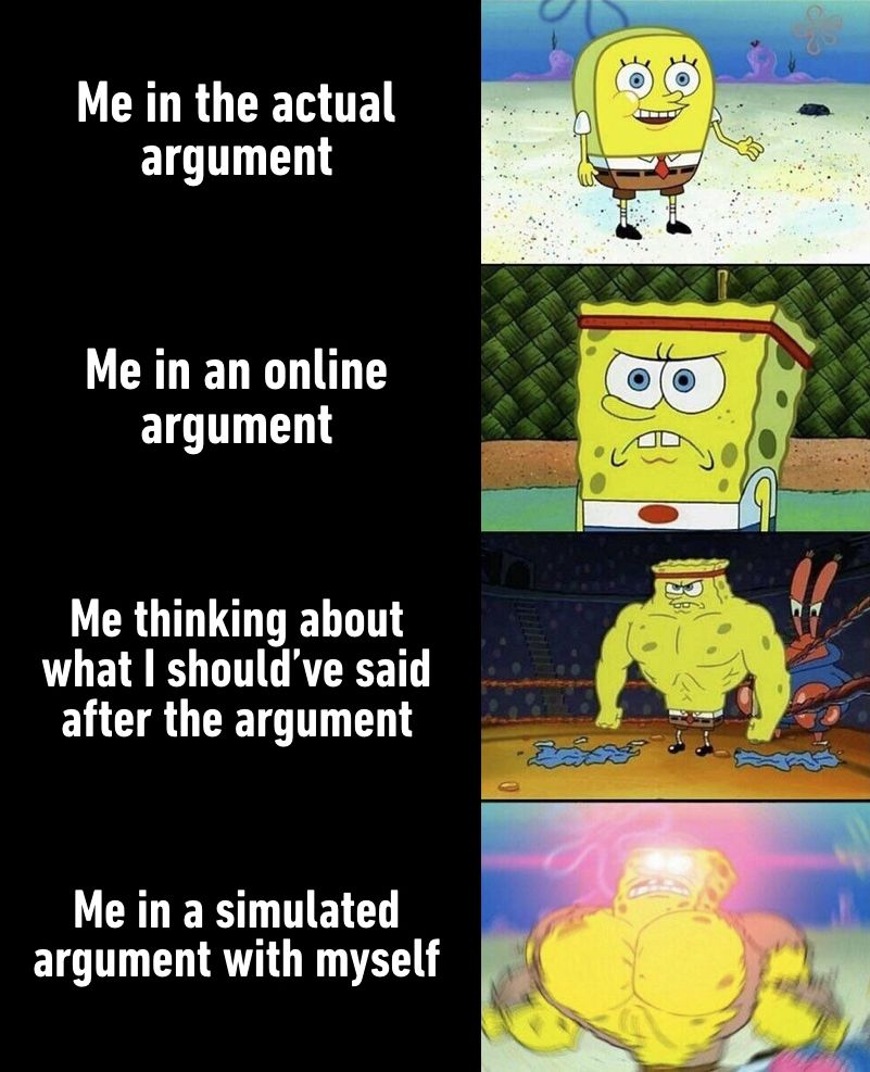 9GAG's tweet photo. My argument only works in my head https://t.co/VUlK89JFGJ