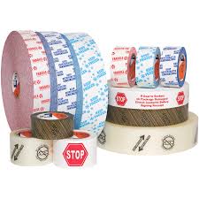 BlueWAutomation's tweet photo. Production grade, 1.9mil hot melt pkging tape featuring printed stock messages to prevent pilferage &amp; inform handlers of care. For manual or automated industrial carton sealing of medium-weight cartons, HP240 provides excellent holding power, superior perf &amp; easy-to-read messages https://t.co/VFe7hcXUcP