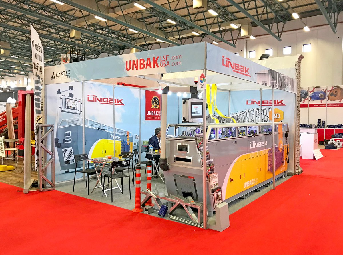 unbakmac's tweet photo. We will be happy to welcome you in our stand at 
Saloon: 2 - Stand: A382 in 
TURKEYBUILD 2019 EXHIBITION ISTANBUL @yapiturkeybuild 
Powered with @VertexSysIntl 

#unbak #vertexbd #exhibition #YapıFuarı2019 https://t.co/YVBdN31e2E